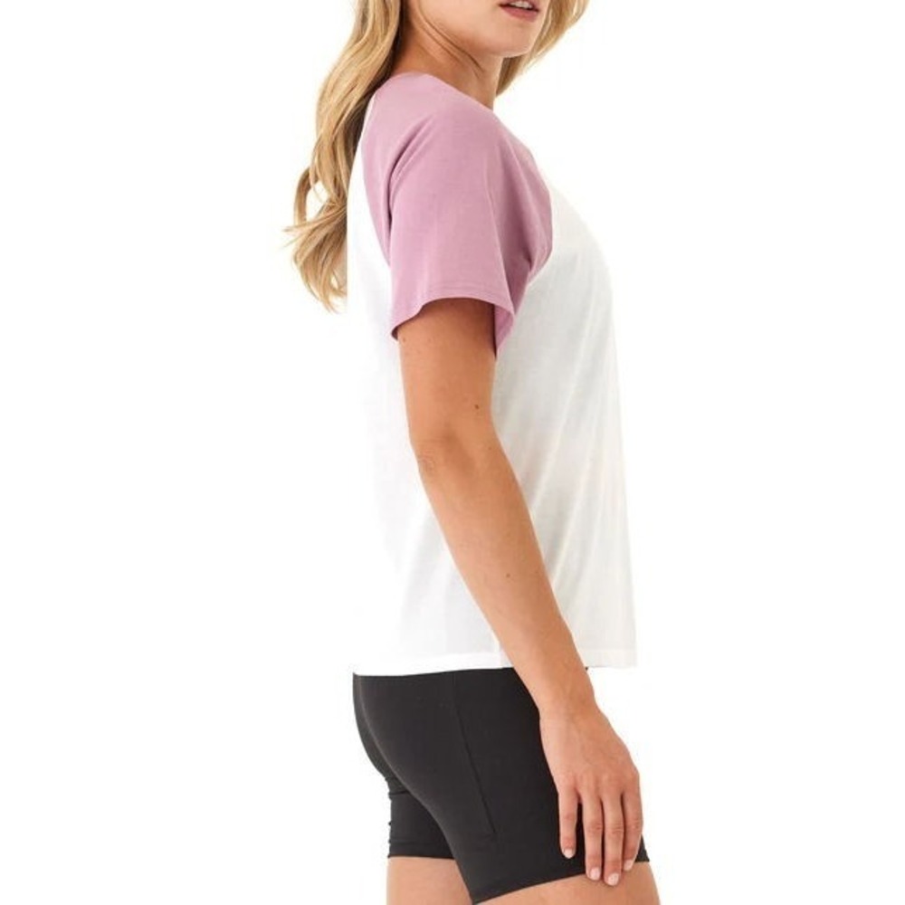 Stitch Fix Threads 4 Thought Amanda Comfort Jersey Raglan Tee - Pink/White - S - Picture 4 of 5